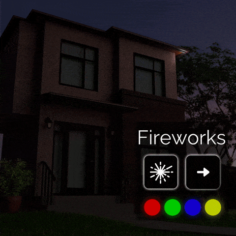 Fireworks effect